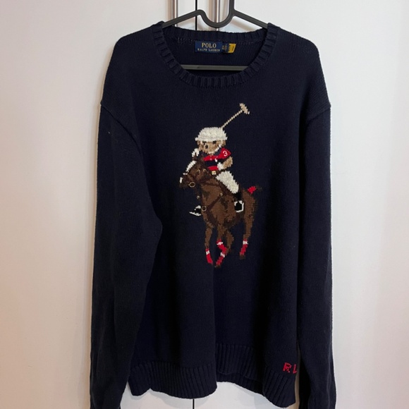 Ralph Lauren Polo Bear Knitted Sweater - Picture 2 of 4